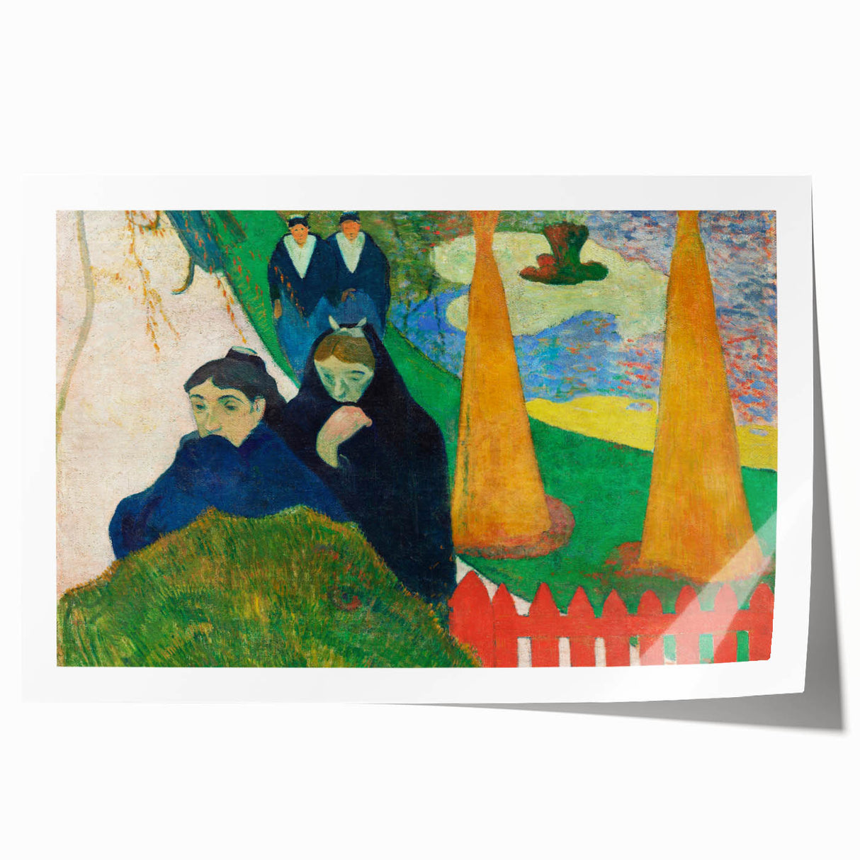 Vibrant Abstract Modern Wall Art - "Mistral" by Paul Gauguin Print