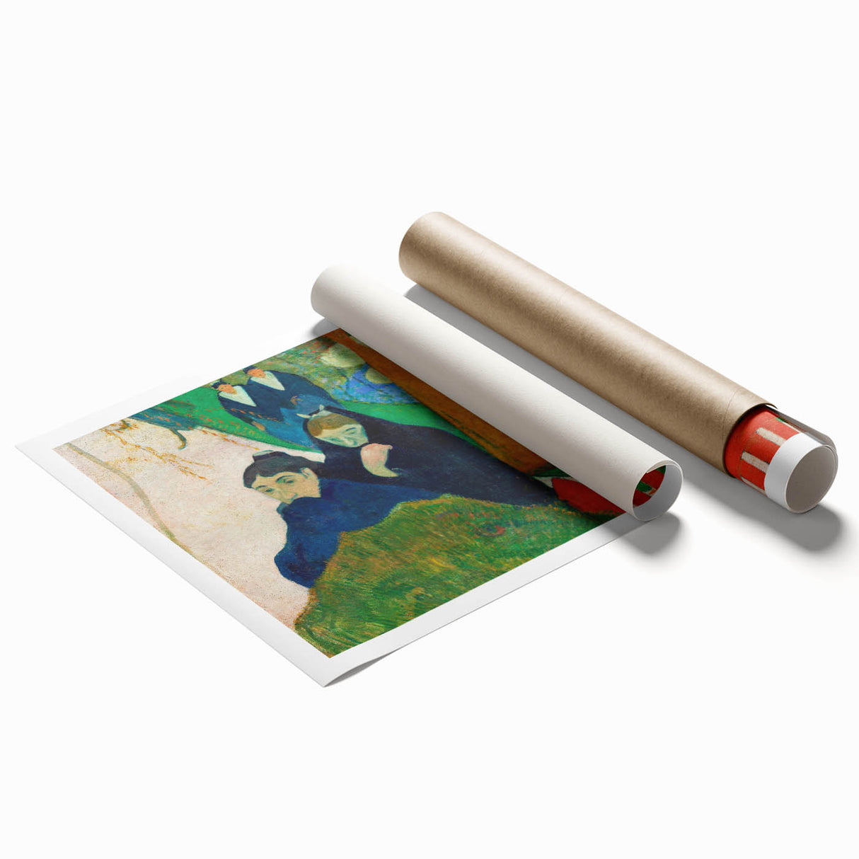 Vibrant Abstract Modern Wall Art - "Mistral" by Paul Gauguin Print