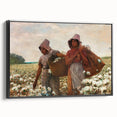 Realism Art Print - The Cotton Pickers by Winslow Homer - Detailed Realism