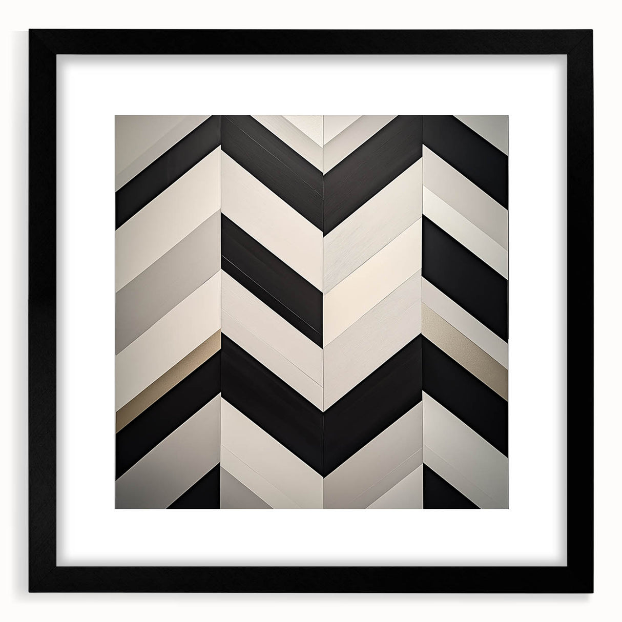 Modern Geometric Wall Art – Large Canvas & Framed Print