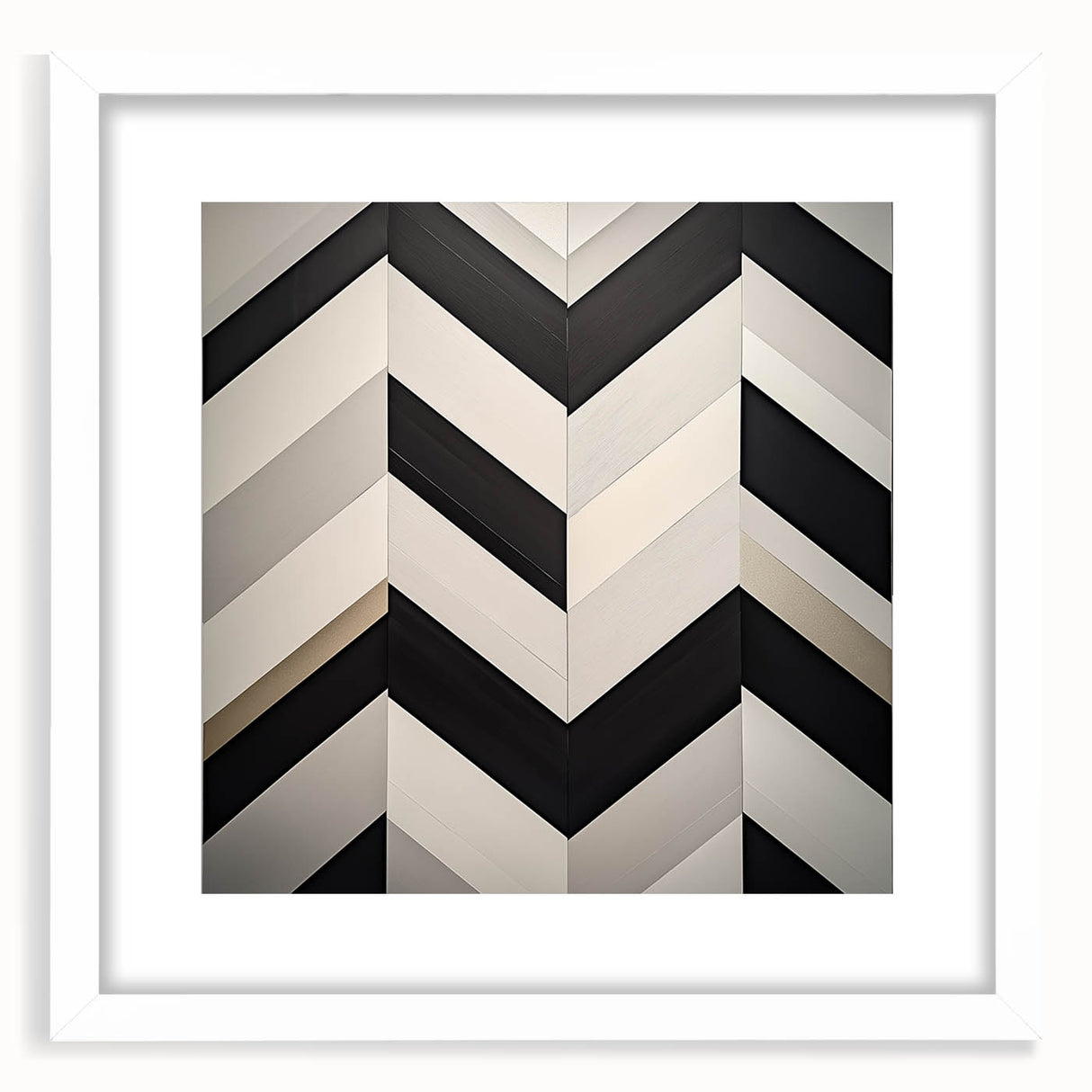 Modern Geometric Wall Art – Large Canvas & Framed Print