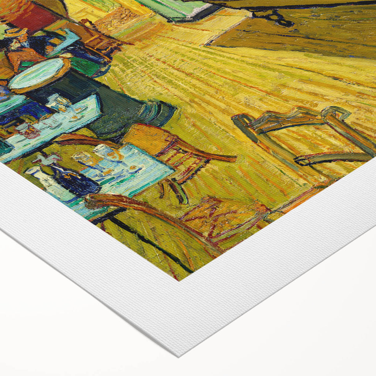 Impressionist Night Café Wall Art - Van Gogh's Vibrant Café Scene Print