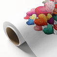 Colorful Heart Balloon Wall Art - Kids Room and Nursery Print