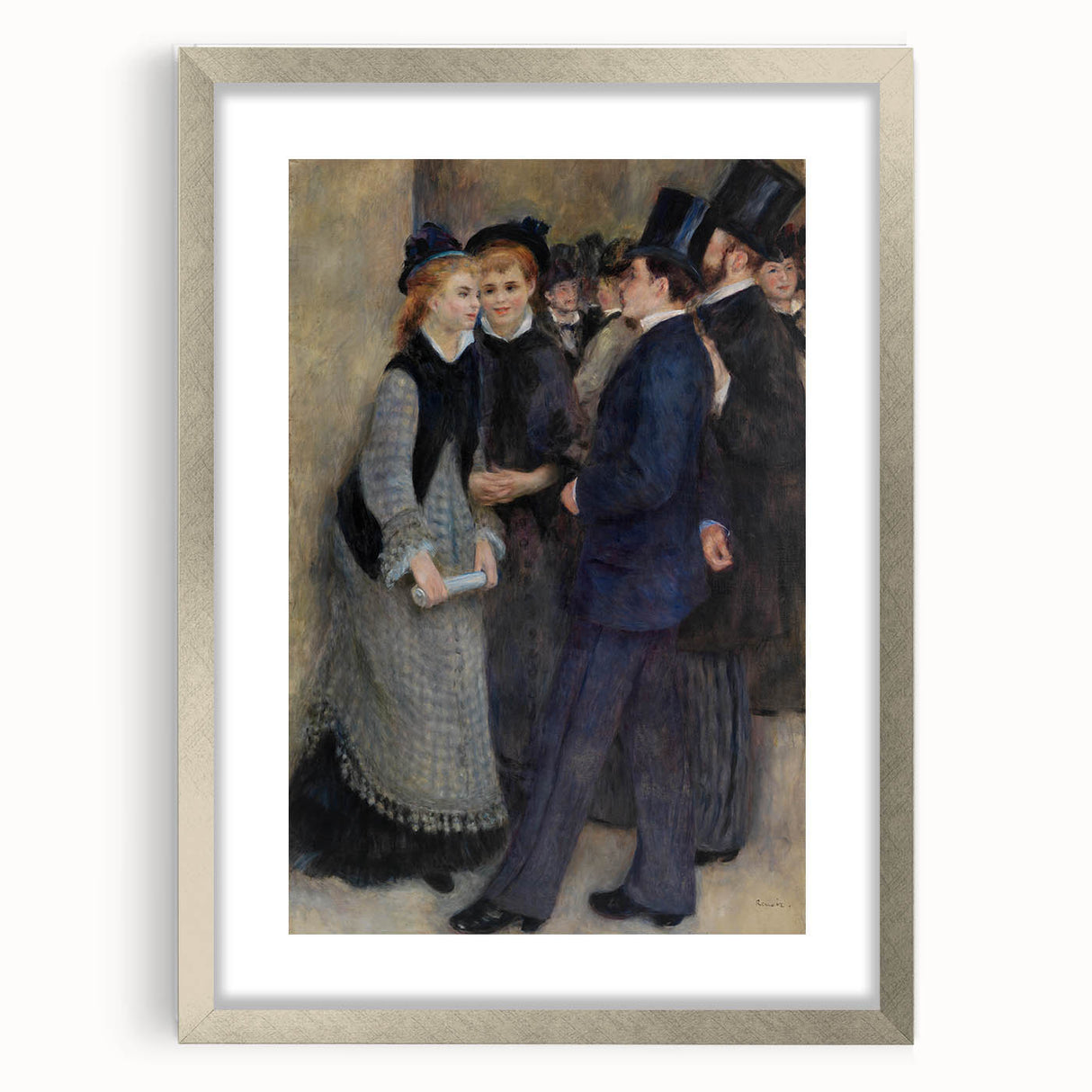 Impressionist Print - Leaving the Conservatory by Renoir Wall Art