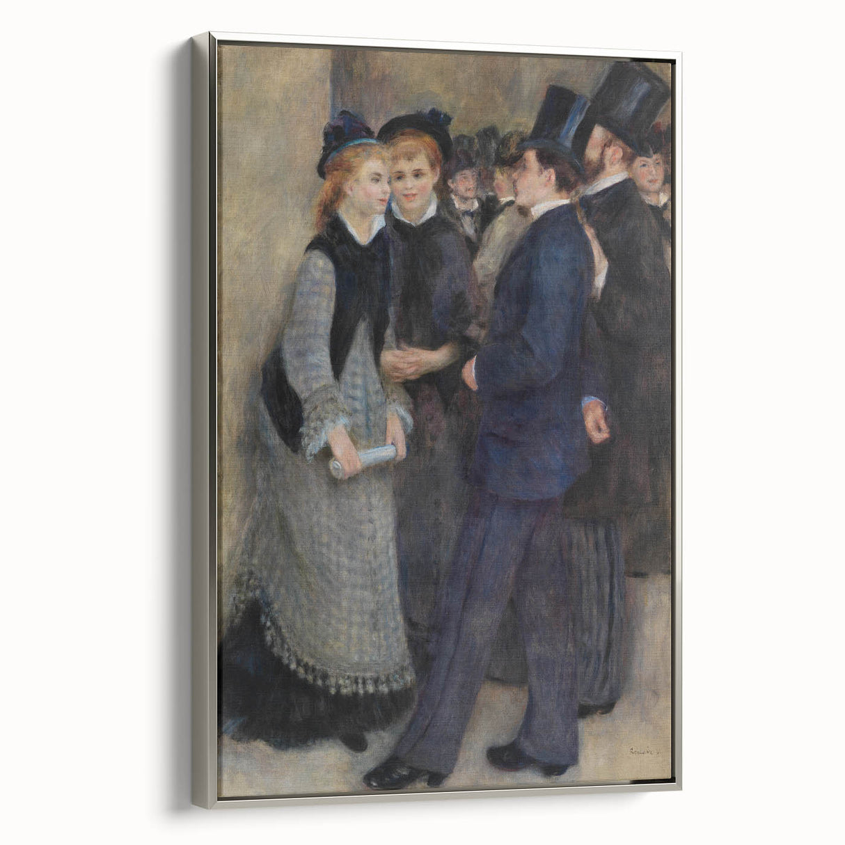 Impressionist Print - Leaving the Conservatory by Renoir Wall Art