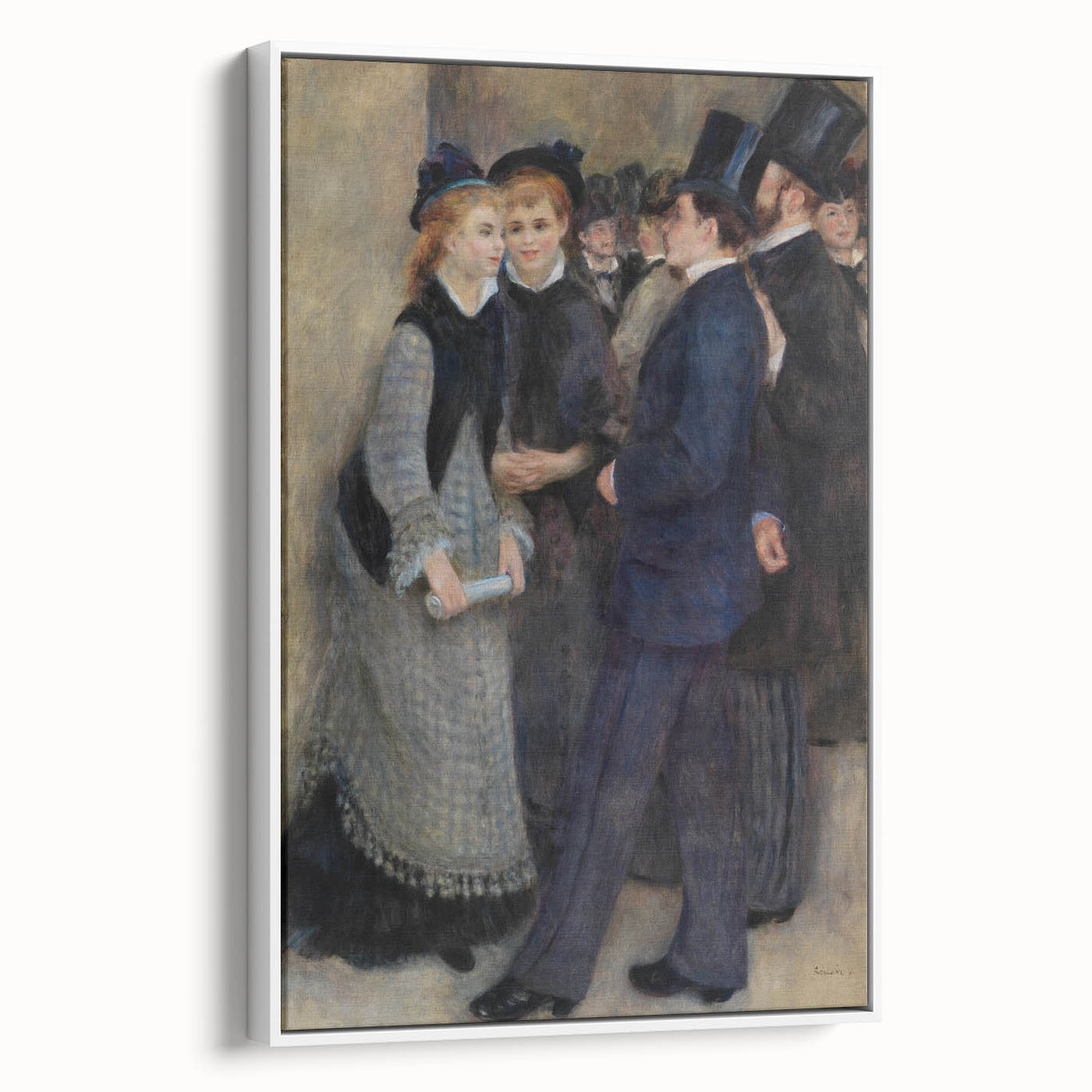 Impressionist Print - Leaving the Conservatory by Renoir Wall Art