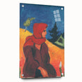 Vivid Realism Art Print - Village Girl in Red by Zolo Palugyay - Colorful Portrait