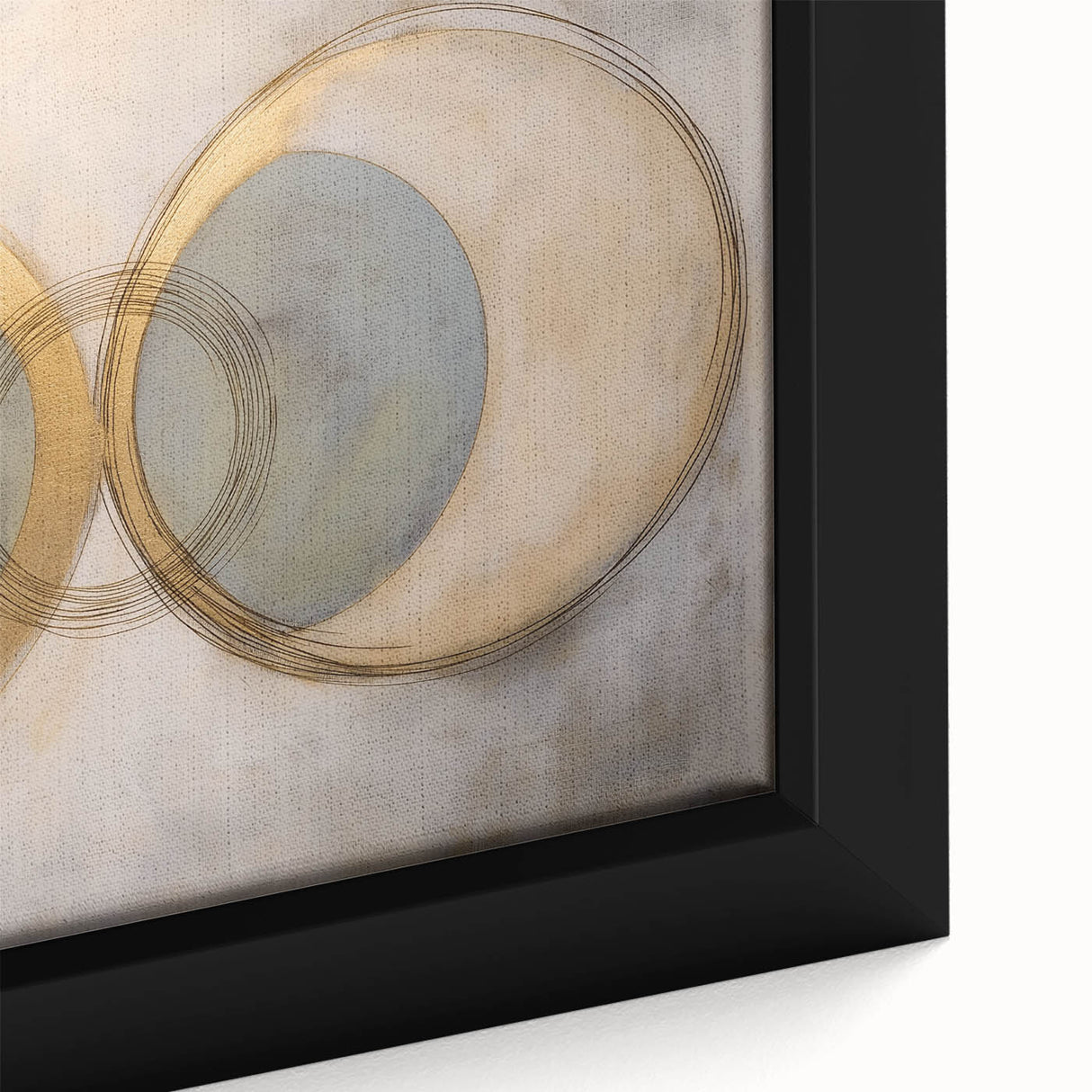Geometric Modern Wall Art - Abstract Canvas Print for Living Room