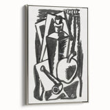 Abstract Expressionism: Still Life with Apple, Pipe, and Bottle Artwork