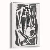 Abstract Expressionism: Still Life with Apple, Pipe, and Bottle Artwork