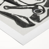 Abstract Expressionism: Still Life with Apple, Pipe, and Bottle Artwork