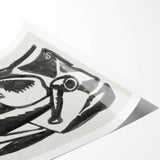 Abstract Expressionism: Still Life with Apple, Pipe, and Bottle Artwork