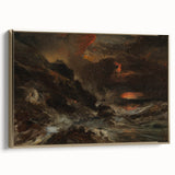 Romanticism Art - A Storm off the Normandy Coast by Eugène Isabey