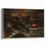 Romanticism Art - A Storm off the Normandy Coast by Eugène Isabey