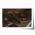 Romanticism Art - A Storm off the Normandy Coast by Eugène Isabey