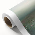 Abstract floral design on rolled canvas, showcasing vibrant colors and intricate patterns, ideal for modern home decor. Packaged securely in a sturdy tube for safe delivery.
