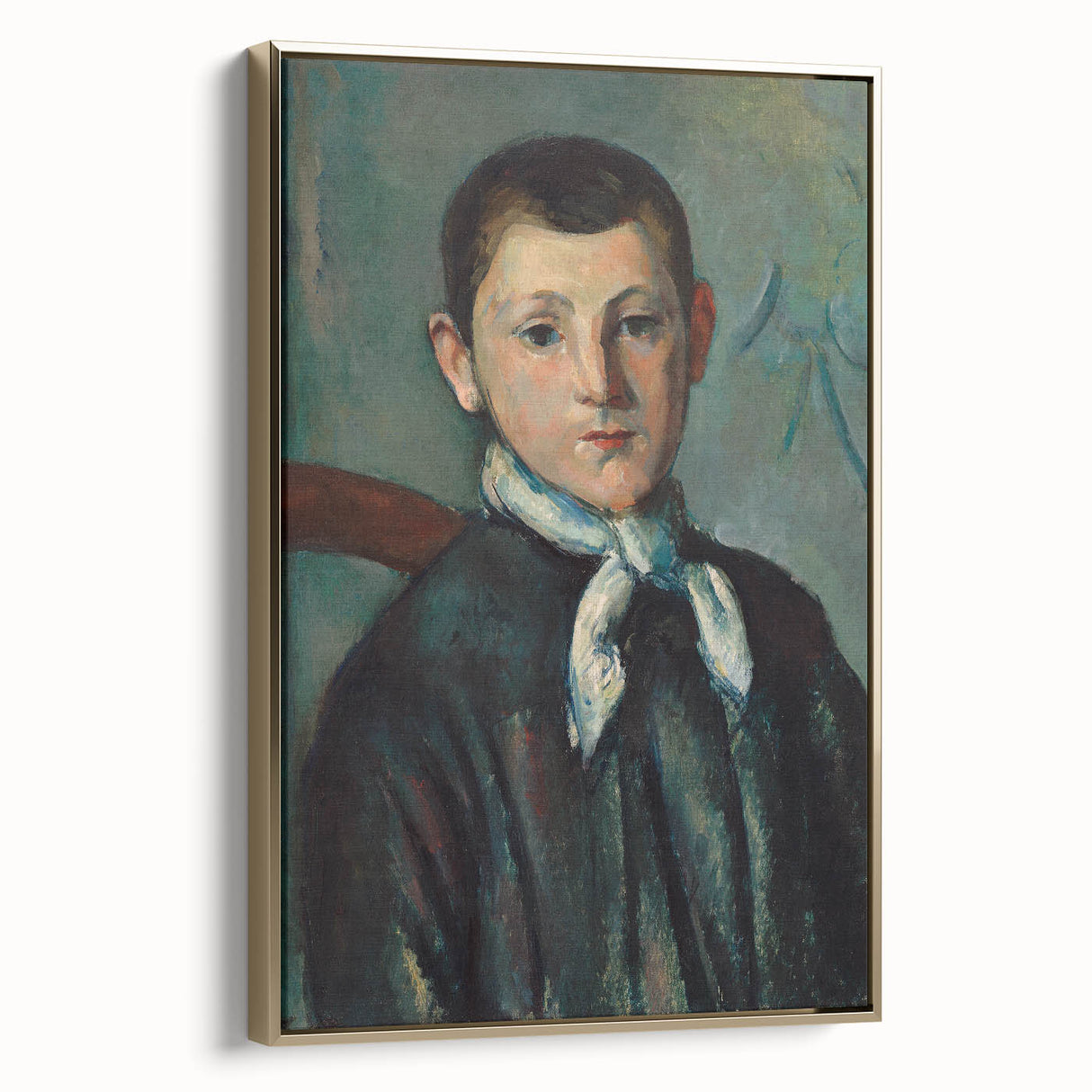 Impressionist Portrait - Louis Guillaume by Cézanne Wall Art Print