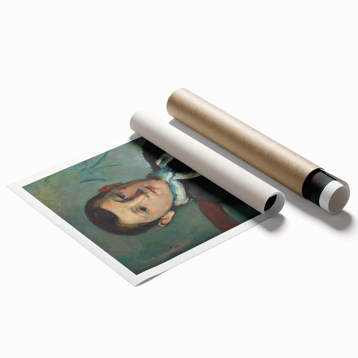 Impressionist Portrait - Louis Guillaume by Cézanne Wall Art Print