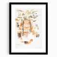 Abstract Modern Wall Art of Bermuda Houses by Charles Demuth