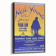 Neil Young Concert Poster – Vintage 1993 Finsbury Park Art