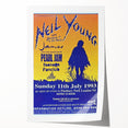 Neil Young Concert Poster – Vintage 1993 Finsbury Park Art