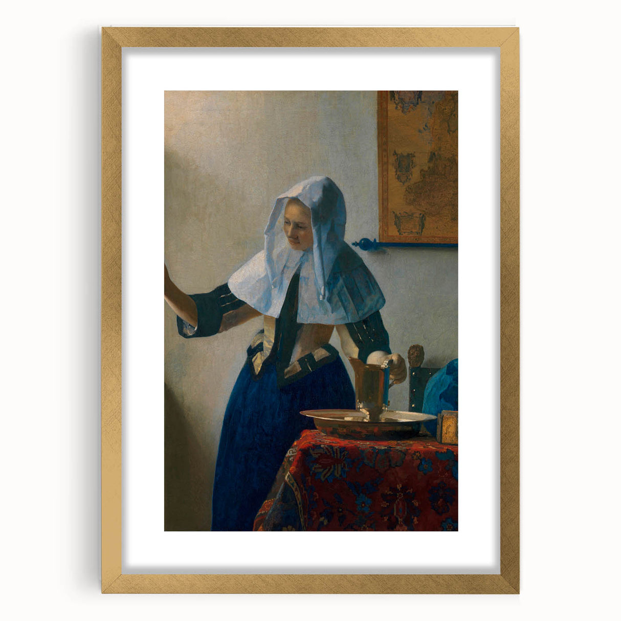 Baroque Woman at Window Wall Art – Graceful Domestic Scene