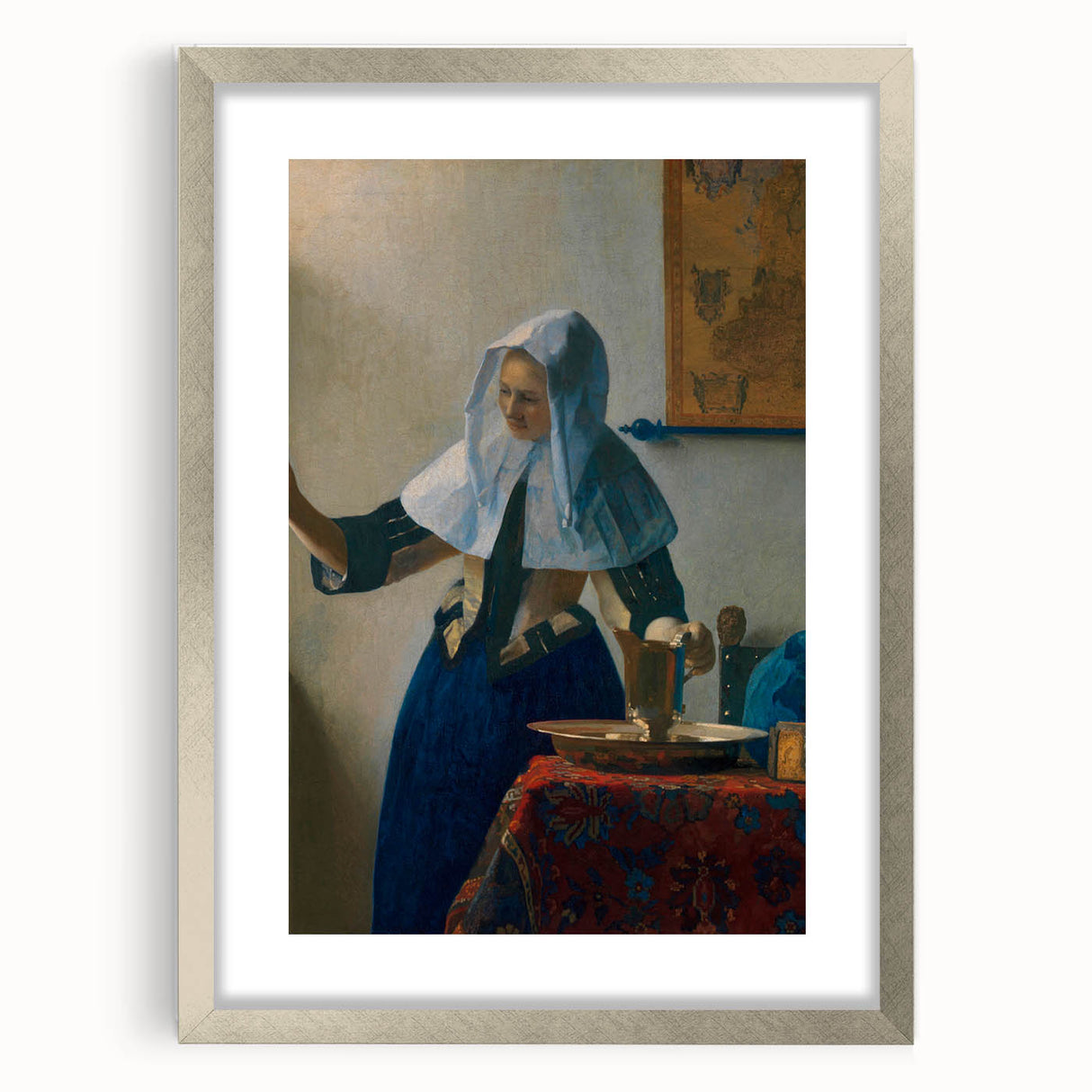 Baroque Woman at Window Wall Art – Graceful Domestic Scene