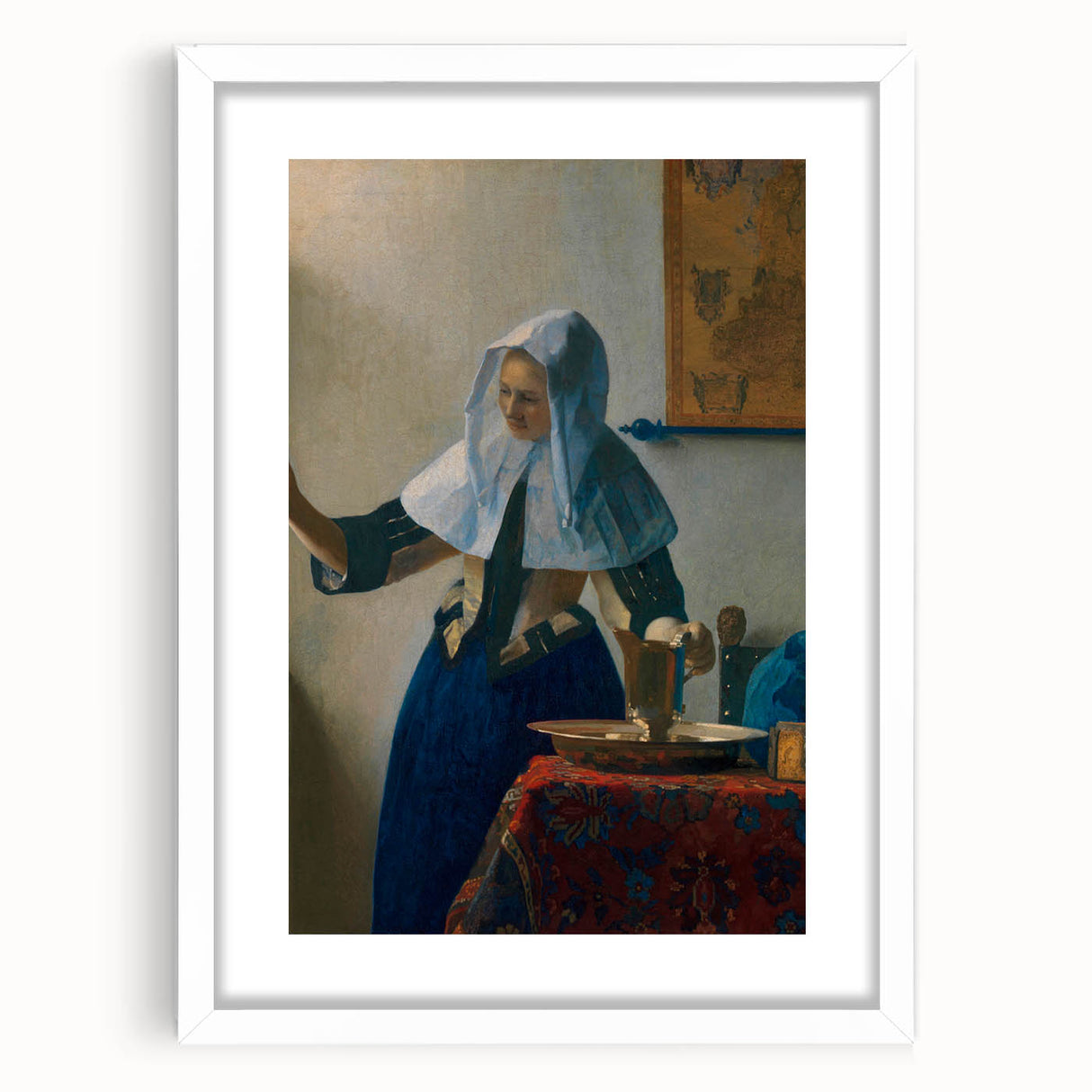 Baroque Woman at Window Wall Art – Graceful Domestic Scene