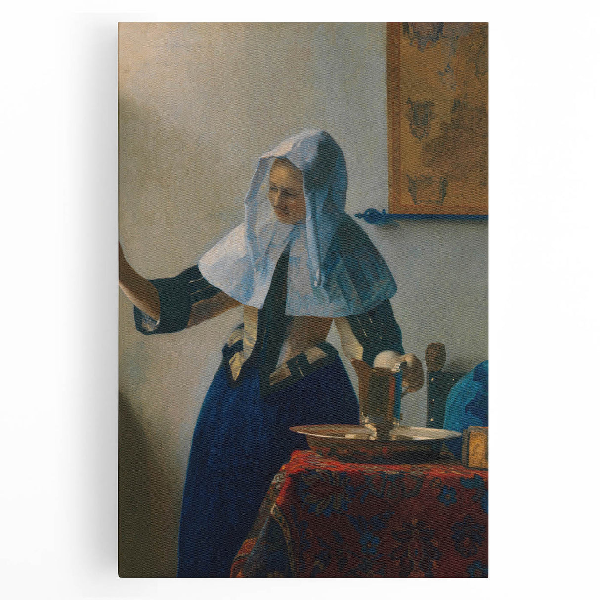 Baroque Woman at Window Wall Art – Graceful Domestic Scene