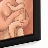 Mother and Child: Vintage Modern Wall Art by Mikuláš Galanda