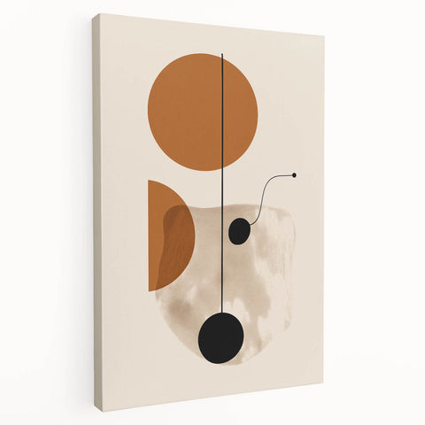 Abstract Dining Room Wall Art - Modern Framed Geometric Prints