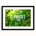 Shamrock Glow - St. Patrick’s Day Celebration Wall Art)