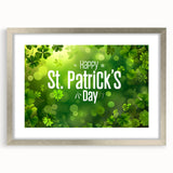 Shamrock Glow - St. Patrick’s Day Celebration Wall Art)