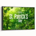 Shamrock Glow - St. Patrick’s Day Celebration Wall Art)