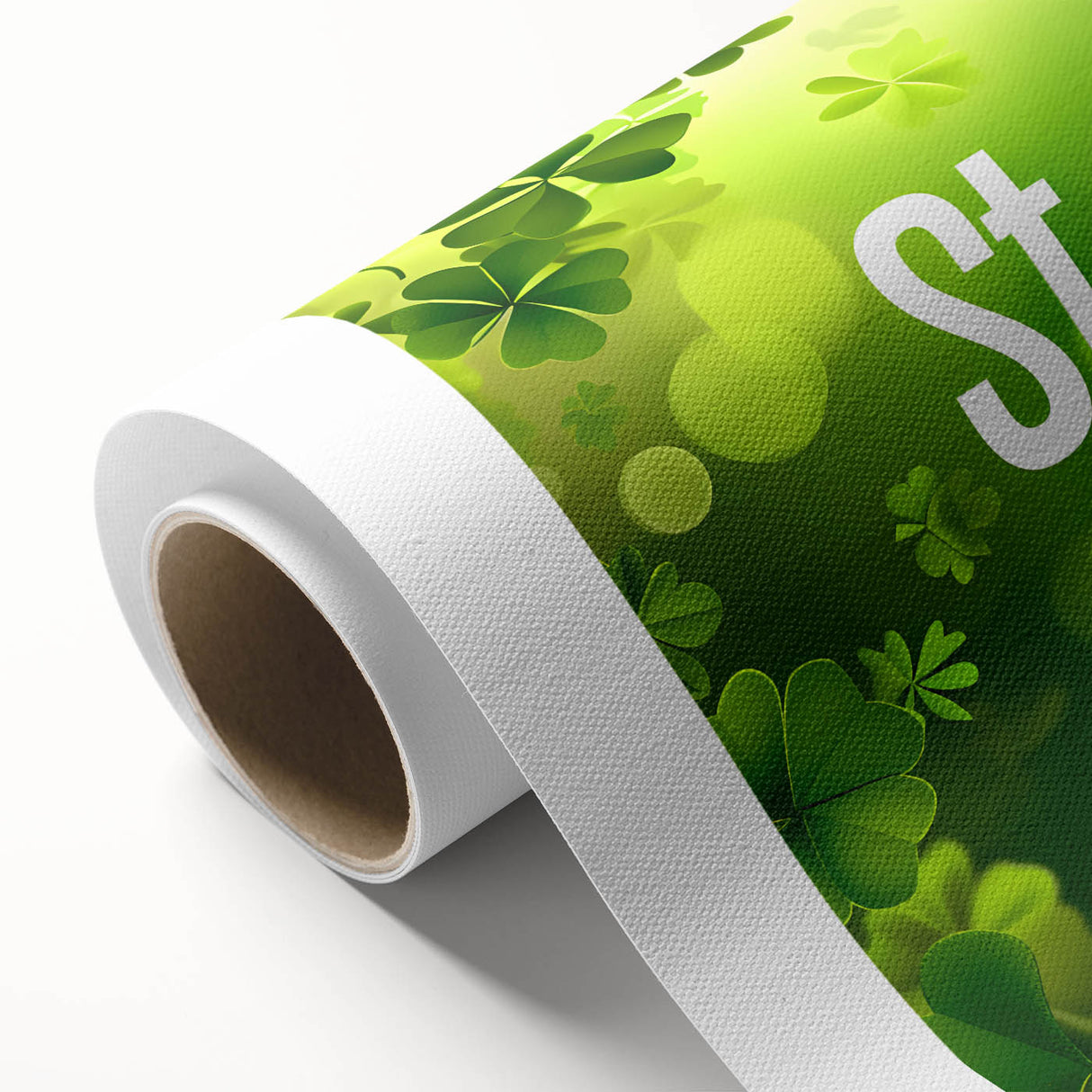 Shamrock Glow - St. Patrick’s Day Celebration Wall Art)
