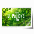 Shamrock Glow - St. Patrick’s Day Celebration Wall Art)