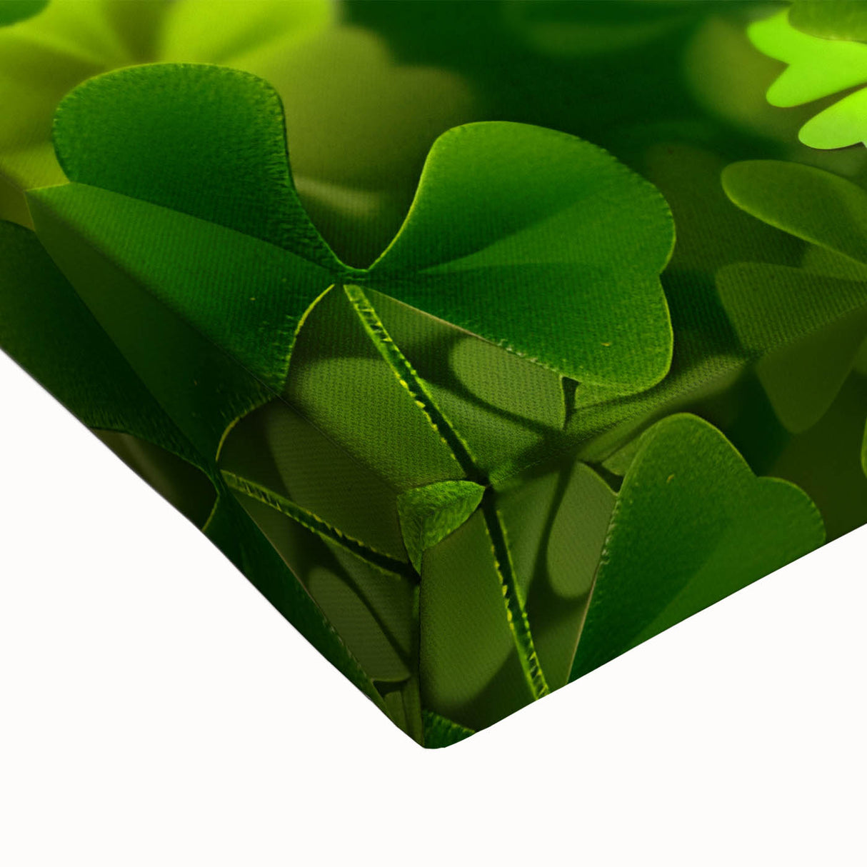 Shamrock Glow - St. Patrick’s Day Celebration Wall Art)
