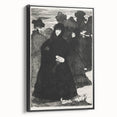At the Prado II - Elegant Etching by Édouard Manet