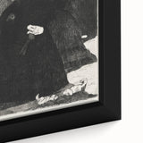 At the Prado II - Elegant Etching by Édouard Manet