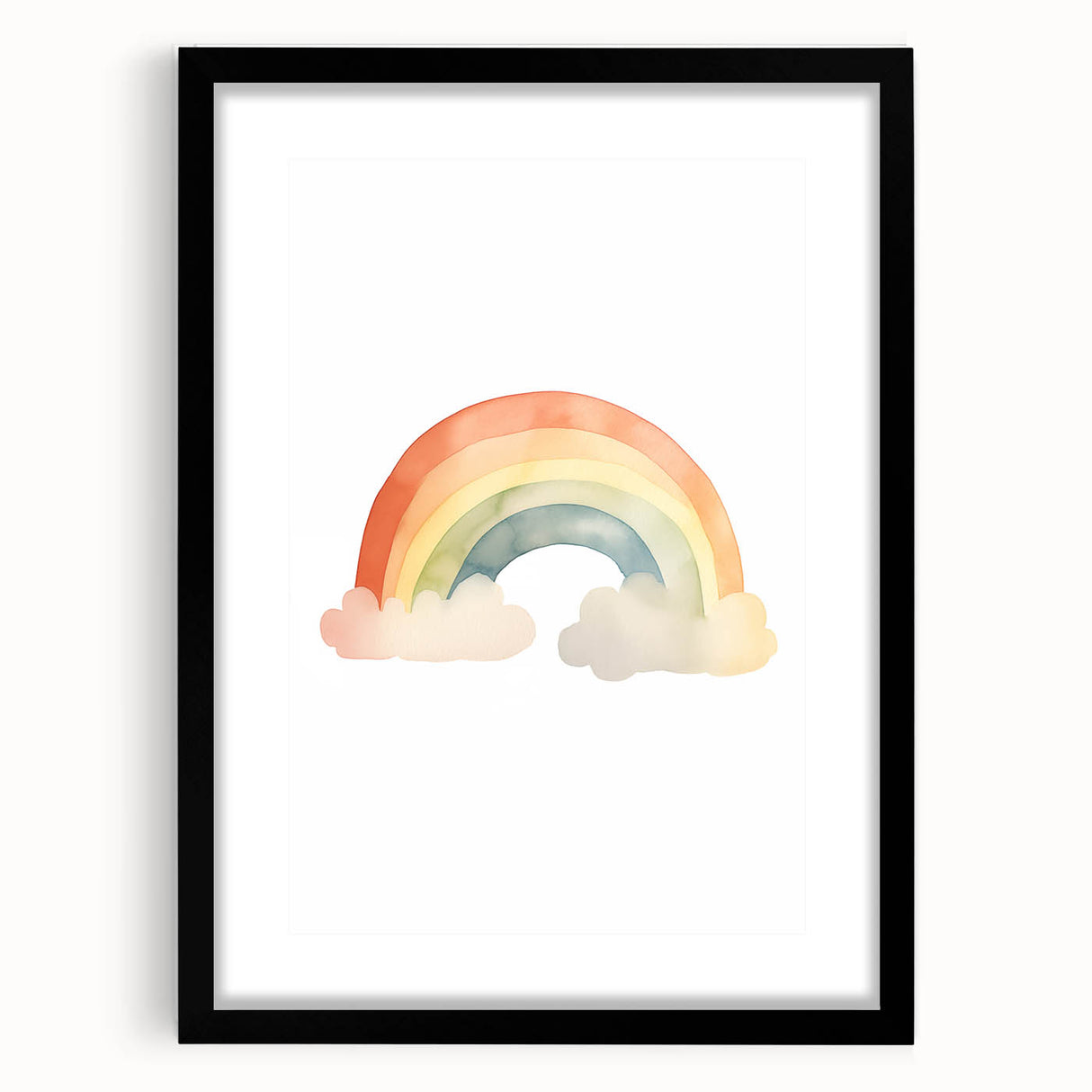 Pastel Rainbow Nursery Wall Art – Baby Room Decor & Kids Prints