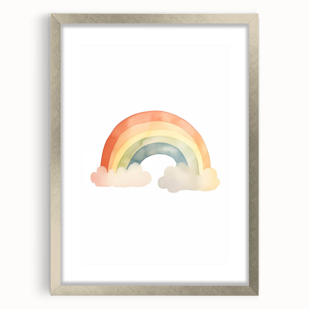 Pastel Rainbow Nursery Wall Art – Baby Room Decor & Kids Prints
