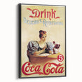 Retro Coca-Cola Wall Art – Vintage Mid-Century Modern Poster Print