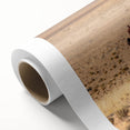 Art deco poster of Namibian landscape on rolled canvas, featuring earth tones, ideal for nursery wall art.