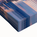 Large art canvas depicting a black and white Indian landscape, ideal for bedroom wall decor.