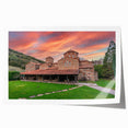 Extra large rolled canvas print of vibrant floral scenery in Bulgaria, ideal for dining room wall art.