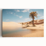 Black and white photograph of Oman scenery on large stretched canvas, suitable for kitchen wall art.