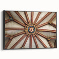Black and white framed canvas depicting a vintage-style New Zealand Canterbury landscape, ideal for bedroom wall art.