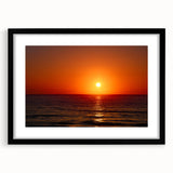 Extra large framed abstract art print featuring a colorful, textured depiction of Daytona scenery.