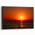 Black and white framed canvas of Daytona landscape in vintage poster art style, suitable for bedroom decor.