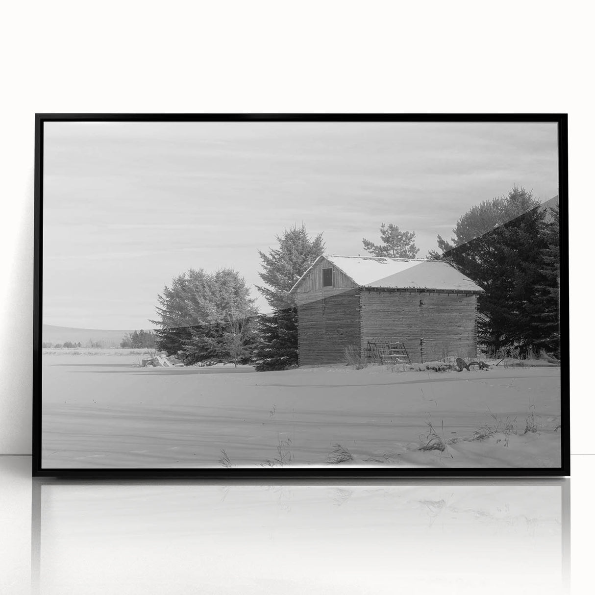 Large abstract wall art depicting a vibrant Idaho landscape on a framed acrylic, ideal for modern living room decor.